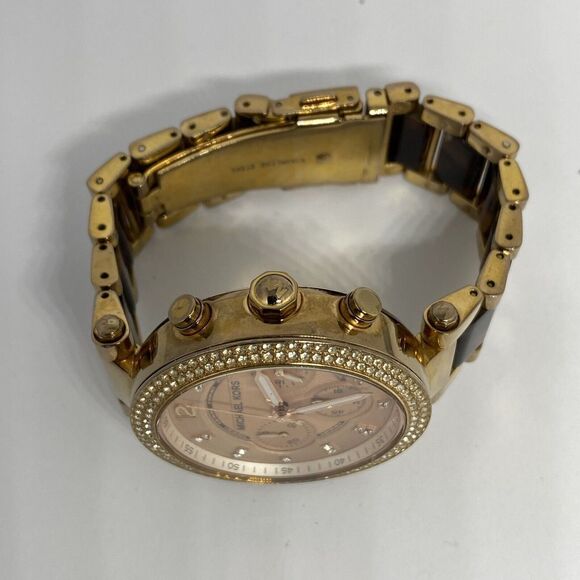 Michael Kors Parker MK5538 Women's Stainless Steel Analog Dial Quartz Watch RQ32 - Picture 8 of 12